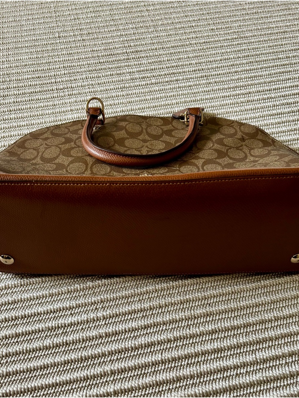 Coach Dome Sierra signature Brown Satchel - Picture 10 of 16